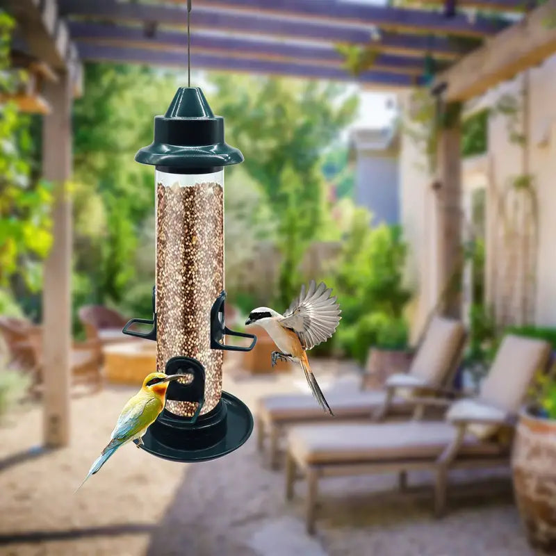 Garden Bird Oasis - Hanging Metal Feeder
