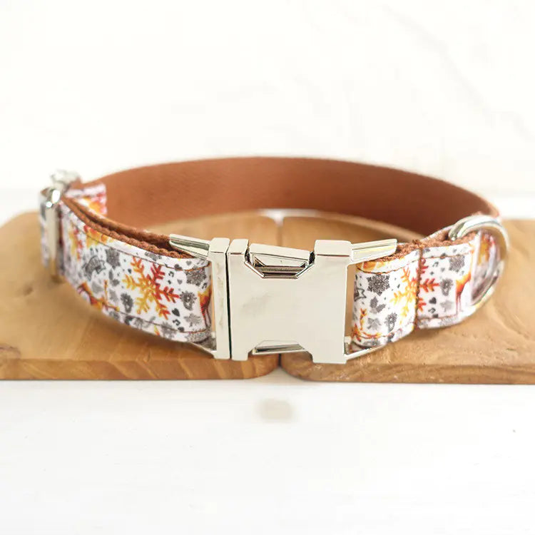 Golden Holiday Dog Collar by MUTTCO