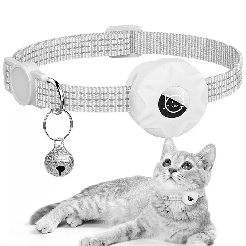 Cat Collar with Silicone Tracker attachment