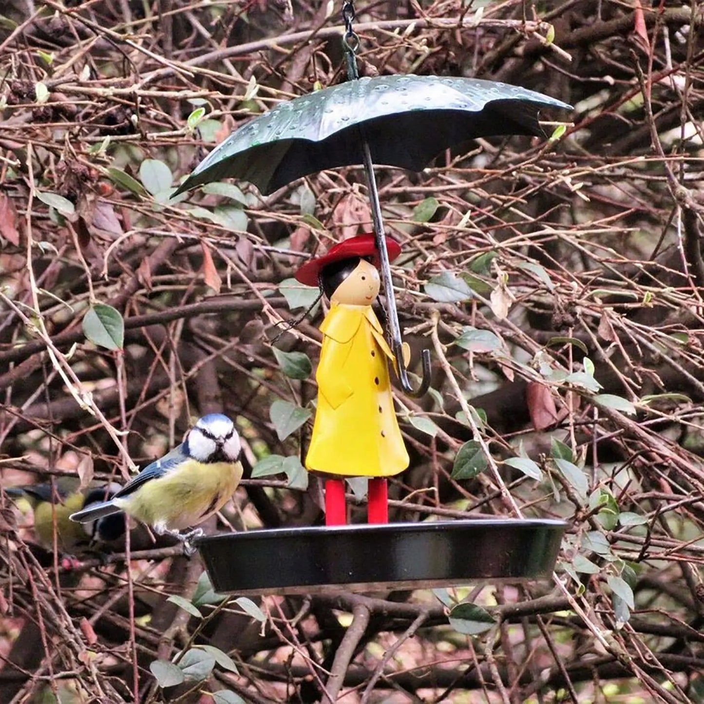 Decorative Umbrella Outdoor Bird Feeder