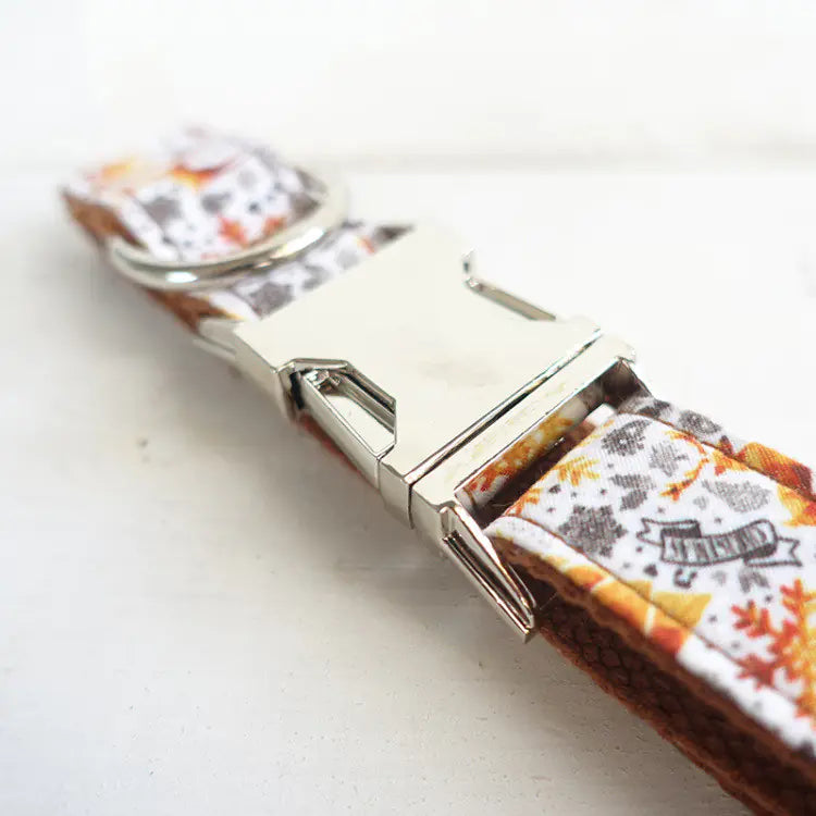 Golden Holiday Dog Collar by MUTTCO