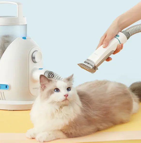 2-in-1 Pet Grooming Vacuum & Clipper