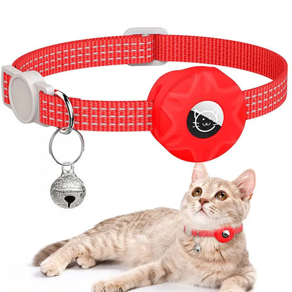 Cat Collar with Silicone Tracker attachment