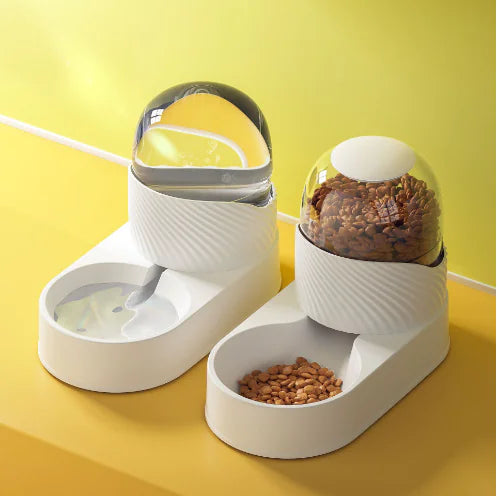 Pet Feeder & Water Dispenser Kit (2 Pieces)