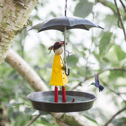 Decorative Umbrella Outdoor Bird Feeder