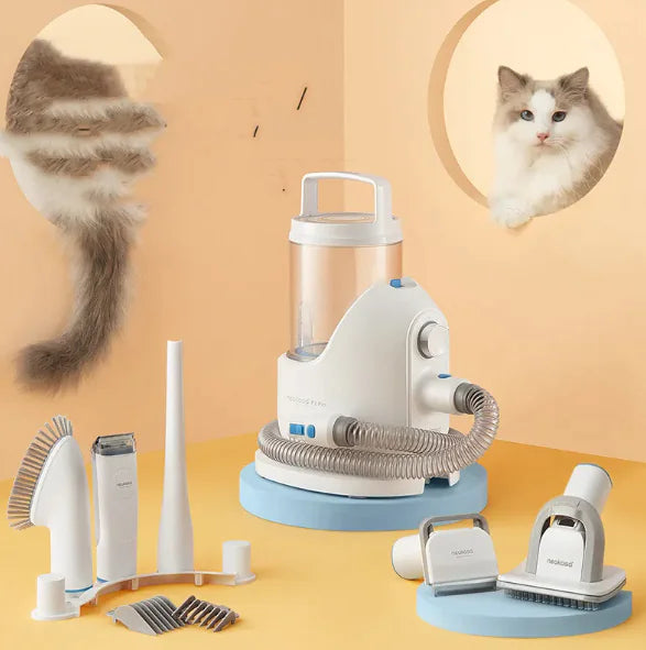 2-in-1 Pet Grooming Vacuum & Clipper
