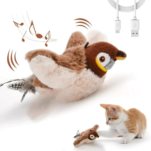 Playful Purr Bird Toy
