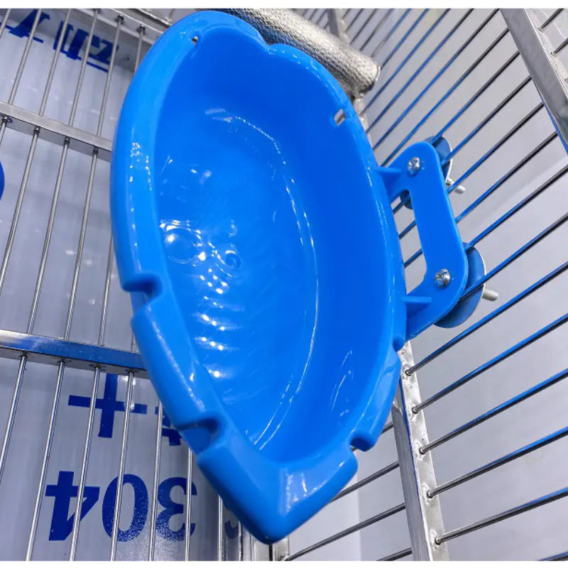 Bird Bath Tub and Food Bowl Feeder Combo